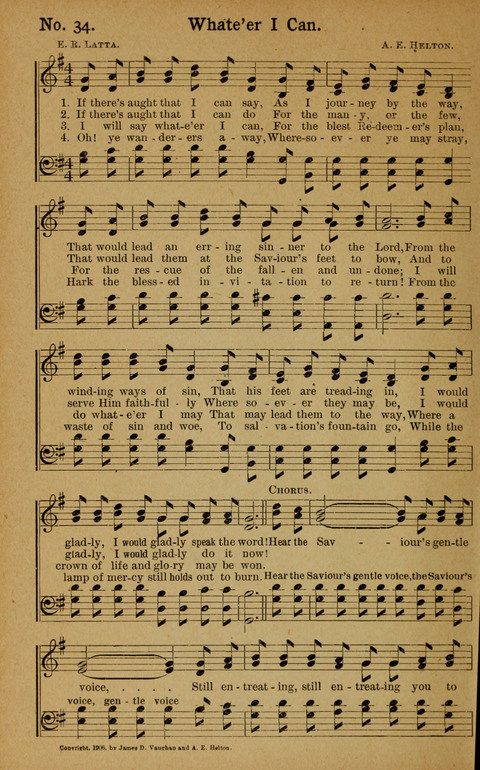 Golden Songs of Glory page 34
