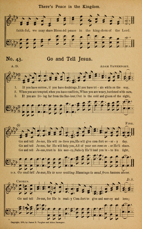 Golden Songs of Glory page 43
