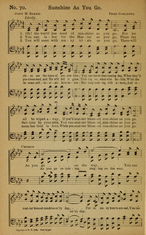 Golden Songs of Glory page 70