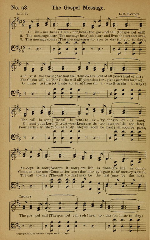 Golden Songs of Glory page 98