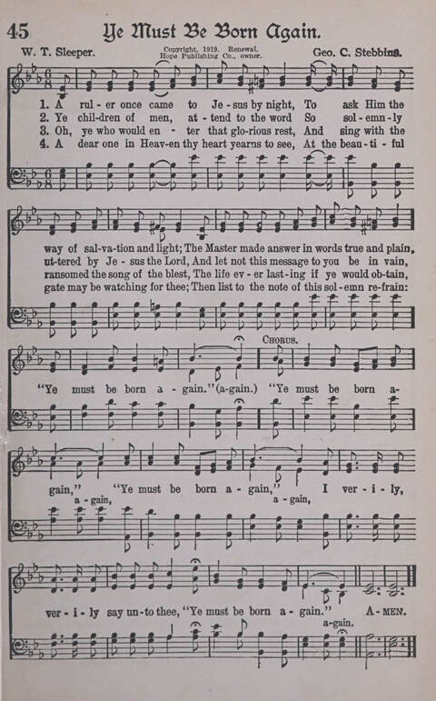 Glad Tidings: containing the most generally used and best loved Gospel Songs and Church Hymns and a number of very valuable New Songs by the World