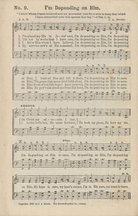 The Gospel in Song No. 2: the church, Sunday-school, the revival, young people