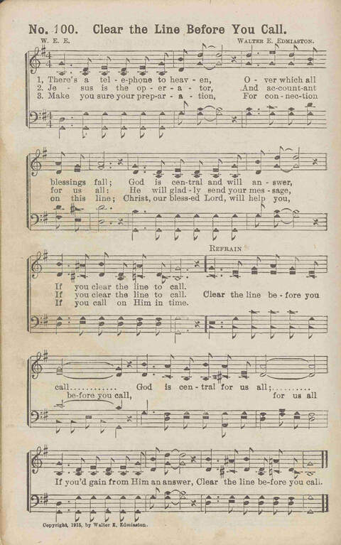 The Gospel in Song No. 2: the church, Sunday-school, the revival, young people