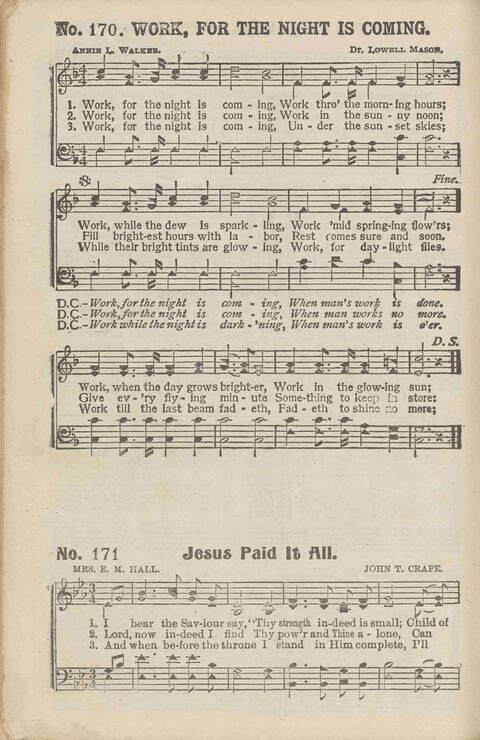 The Gospel in Song No. 2: the church, Sunday-school, the revival, young people