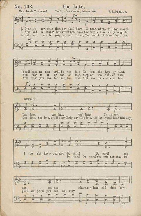 The Gospel in Song No. 2: the church, Sunday-school, the revival, young people