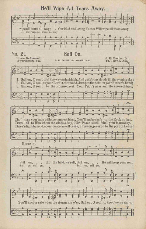 The Gospel in Song No. 2: the church, Sunday-school, the revival, young people