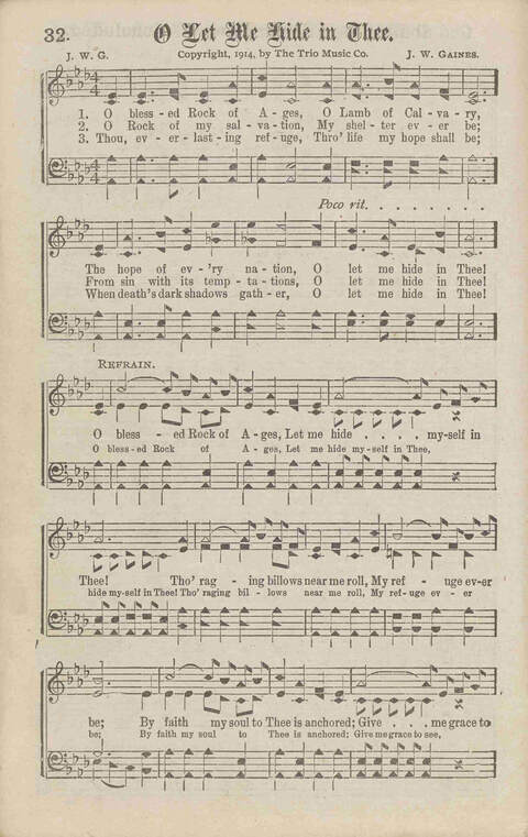 The Gospel in Song No. 2: the church, Sunday-school, the revival, young people