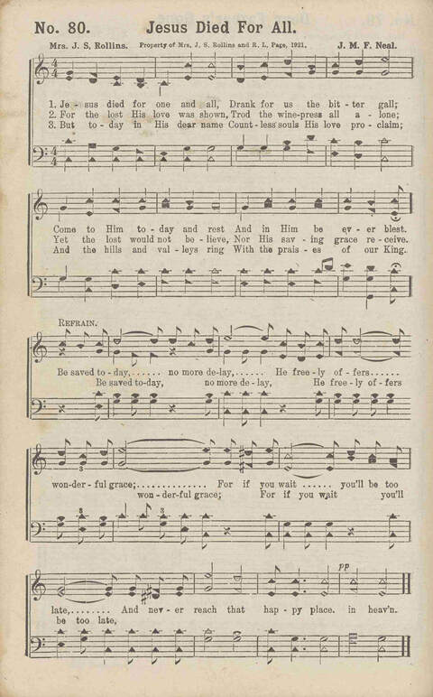 The Gospel in Song No. 2: the church, Sunday-school, the revival, young people