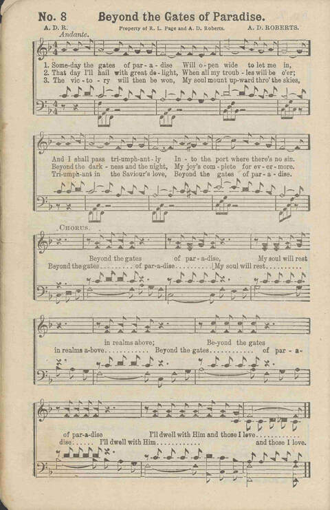The Gospel in Song No. 2: the church, Sunday-school, the revival, young people