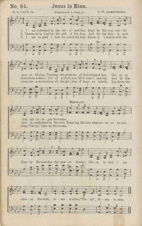 The Gospel in Song No. 2: the church, Sunday-school, the revival, young people