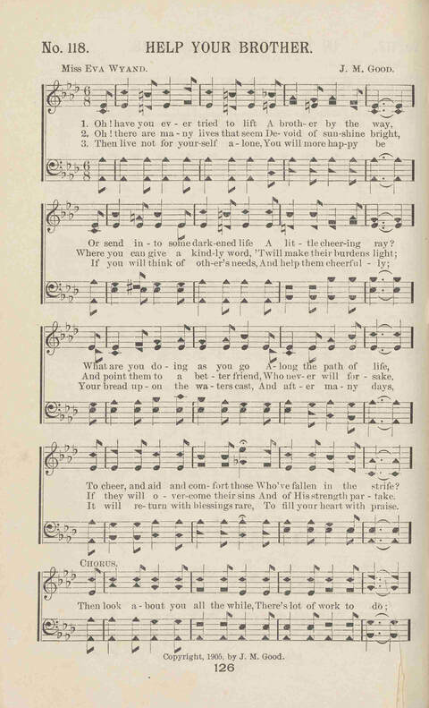 Gleanings of Praise: A superior and varied collection of Goispel Songs and Hymns for Sunday Schools, Church Services, Prayer Meetings, Revival Meetings, Young People