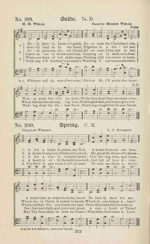 Gleanings of Praise: A superior and varied collection of Goispel Songs and Hymns for Sunday Schools, Church Services, Prayer Meetings, Revival Meetings, Young People