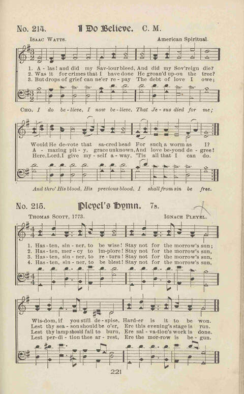 Gleanings of Praise: A superior and varied collection of Goispel Songs and Hymns for Sunday Schools, Church Services, Prayer Meetings, Revival Meetings, Young People
