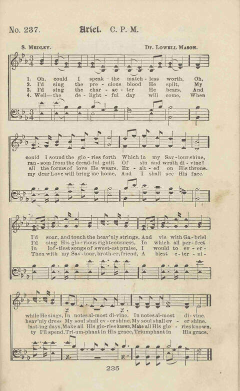 Gleanings of Praise: A superior and varied collection of Goispel Songs and Hymns for Sunday Schools, Church Services, Prayer Meetings, Revival Meetings, Young People