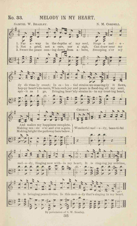 Gleanings of Praise: A superior and varied collection of Goispel Songs and Hymns for Sunday Schools, Church Services, Prayer Meetings, Revival Meetings, Young People