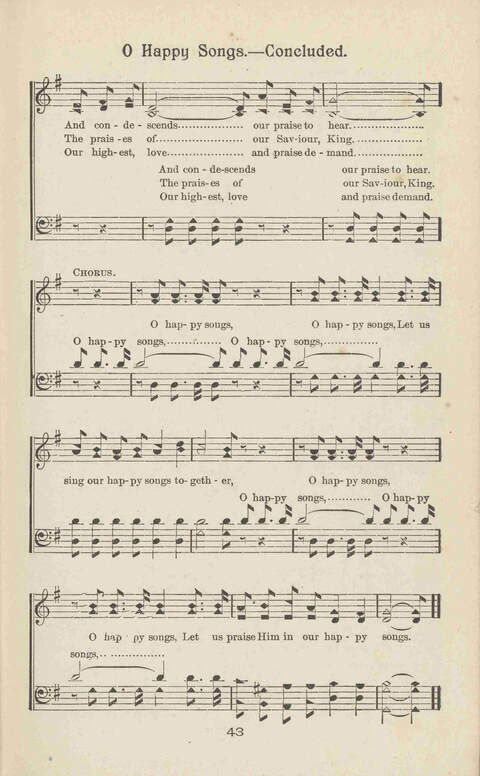 Gleanings of Praise: A superior and varied collection of Goispel Songs and Hymns for Sunday Schools, Church Services, Prayer Meetings, Revival Meetings, Young People