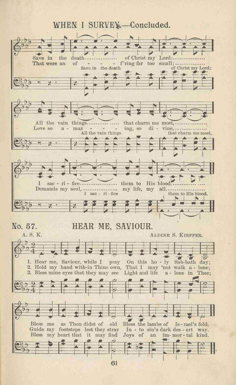Gleanings of Praise: A superior and varied collection of Goispel Songs and Hymns for Sunday Schools, Church Services, Prayer Meetings, Revival Meetings, Young People