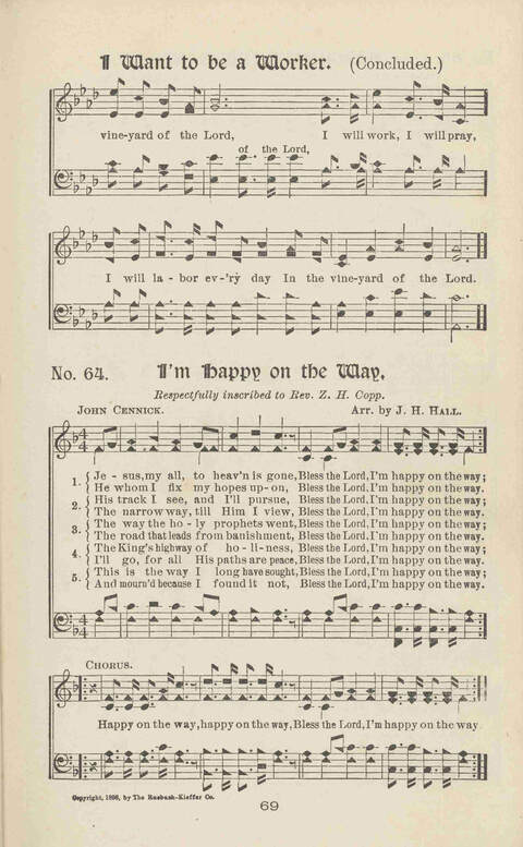 Gleanings of Praise: A superior and varied collection of Goispel Songs and Hymns for Sunday Schools, Church Services, Prayer Meetings, Revival Meetings, Young People