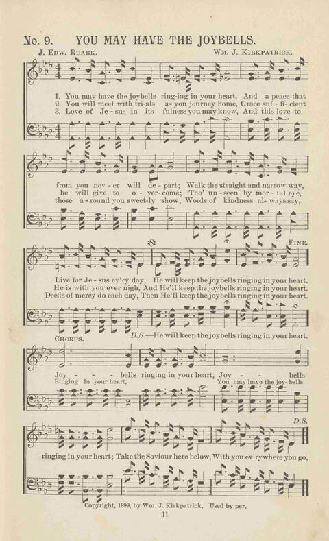Gleanings of Praise: A superior and varied collection of Goispel Songs and Hymns for Sunday Schools, Church Services, Prayer Meetings, Revival Meetings, Young People