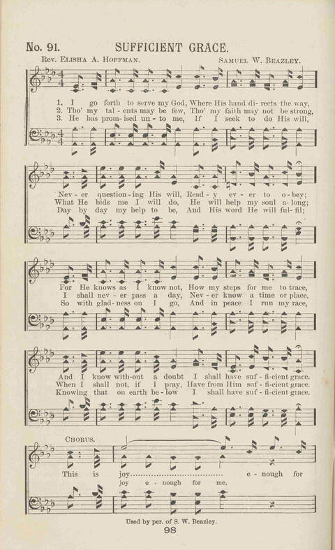 Gleanings of Praise: A superior and varied collection of Goispel Songs and Hymns for Sunday Schools, Church Services, Prayer Meetings, Revival Meetings, Young People