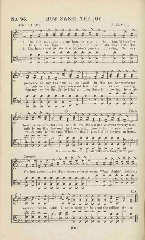Gleanings of Praise: A superior and varied collection of Goispel Songs and Hymns for Sunday Schools, Church Services, Prayer Meetings, Revival Meetings, Young People
