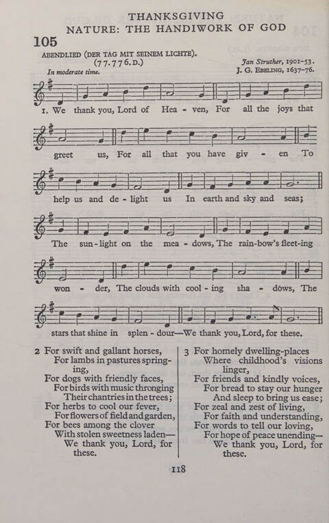 Hymns for Junior Schools (Melody ed.) page 118