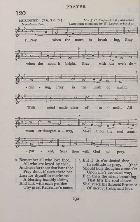 Hymns for Junior Schools (Melody ed.) page 132