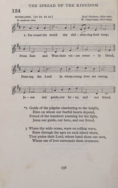 Hymns for Junior Schools (Melody ed.) page 136