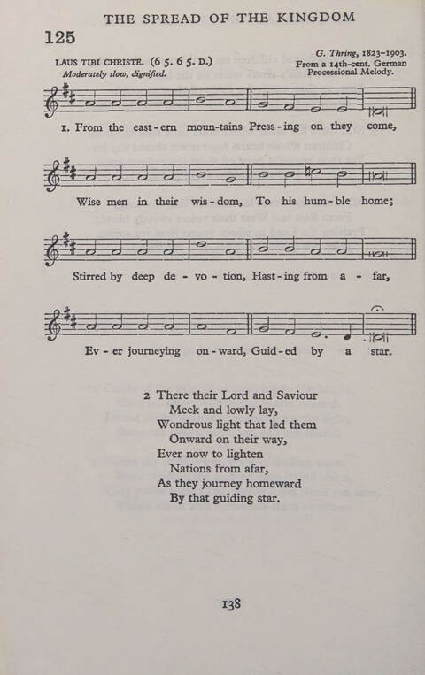 Hymns for Junior Schools (Melody ed.) page 138
