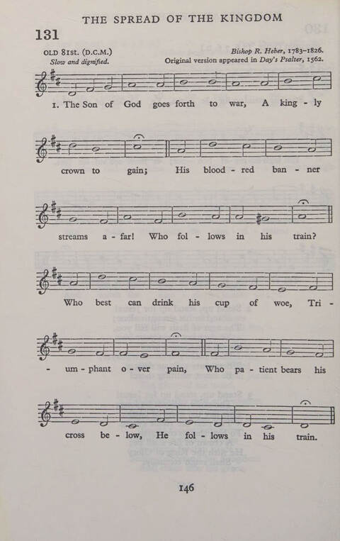 Hymns for Junior Schools (Melody ed.) page 146