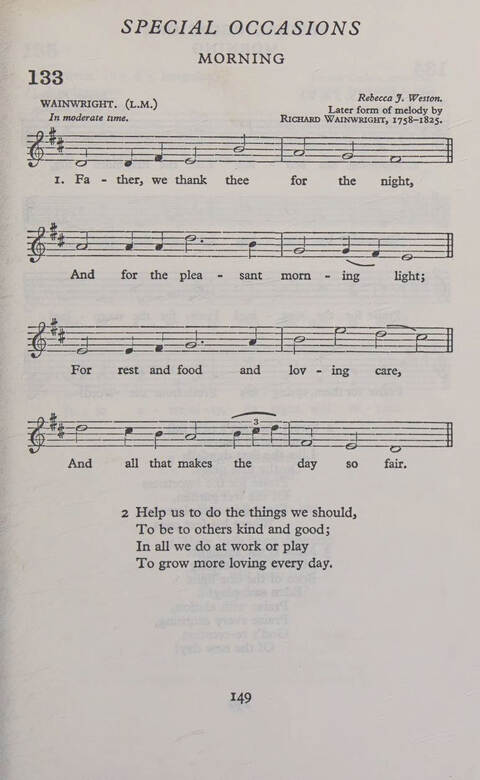 Hymns for Junior Schools (Melody ed.) page 149