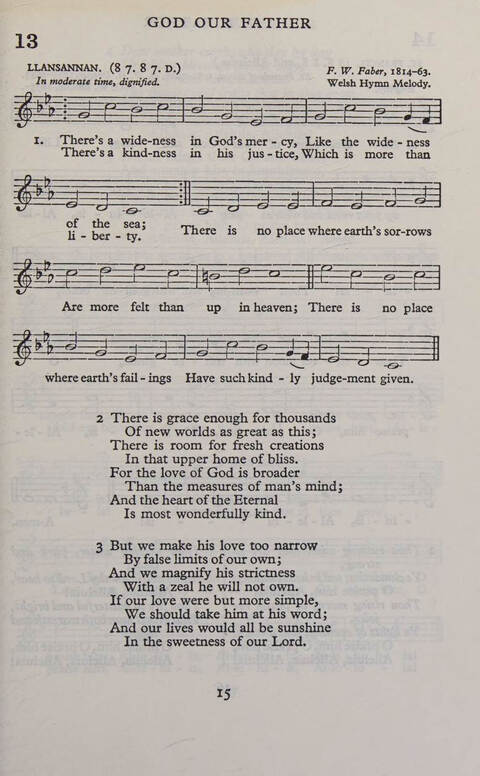 Hymns for Junior Schools (Melody ed.) page 15