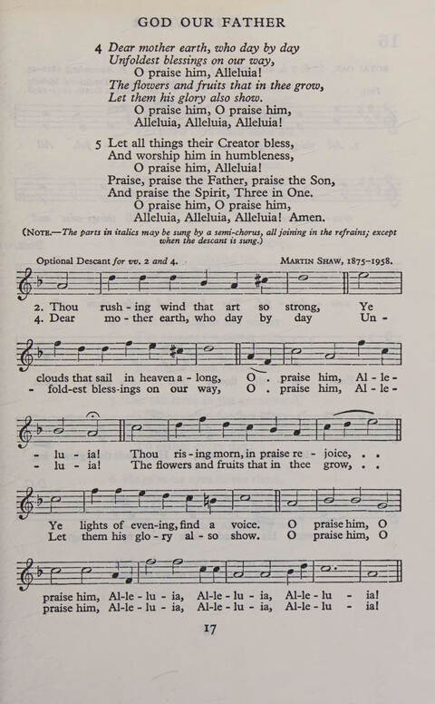 Hymns for Junior Schools (Melody ed.) page 17