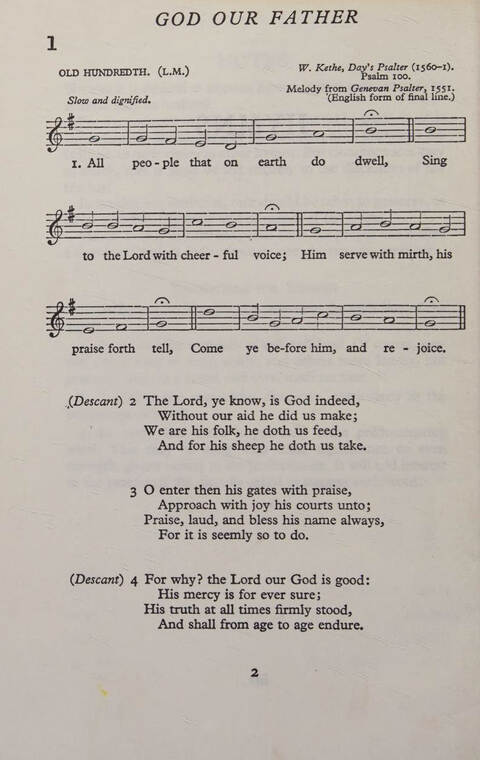 Hymns for Junior Schools (Melody ed.) page 2