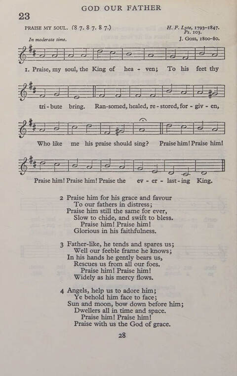 Hymns for Junior Schools (Melody ed.) page 28