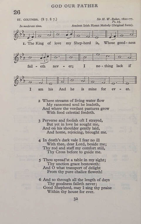 Hymns for Junior Schools (Melody ed.) page 32