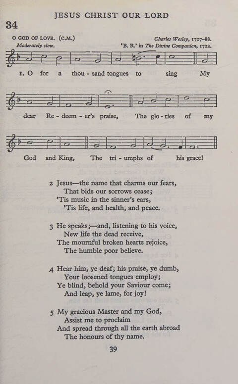 Hymns for Junior Schools (Melody ed.) page 39
