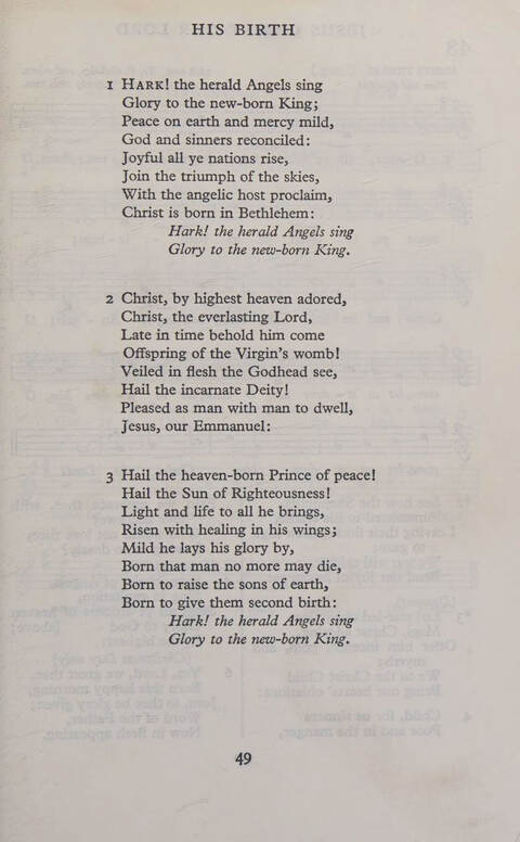 Hymns for Junior Schools (Melody ed.) page 49