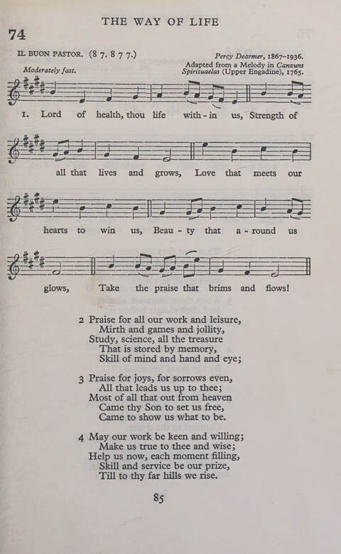 Hymns for Junior Schools (Melody ed.) page 85