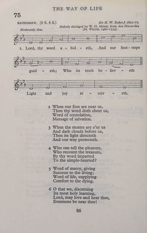 Hymns for Junior Schools (Melody ed.) page 86