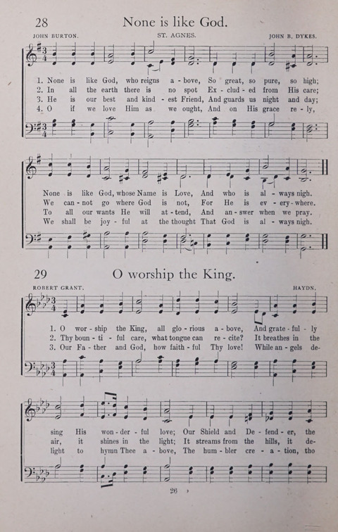 A Hymnal for Joyous Youth: An all-purpose hymnal for church, young peoples