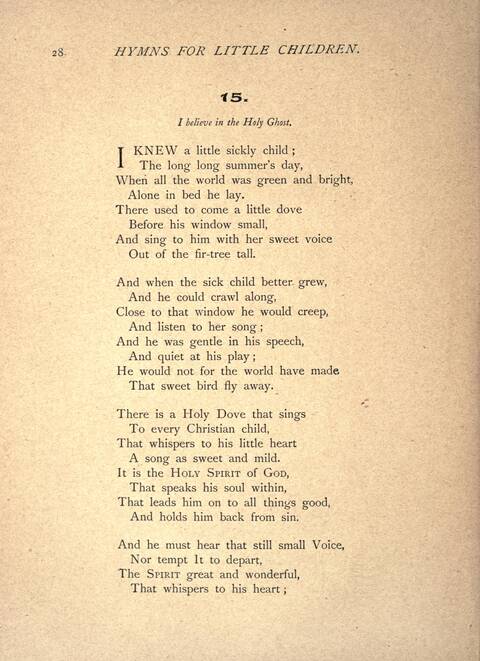 Hymns for Little Children page 28