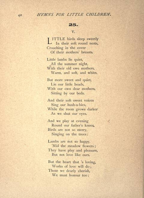 Hymns for Little Children page 42