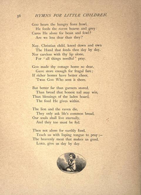 Hymns for Little Children page 58