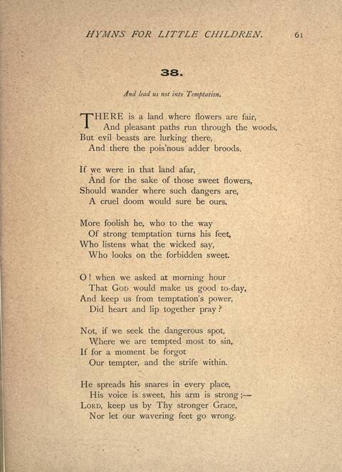 Hymns for Little Children page 61