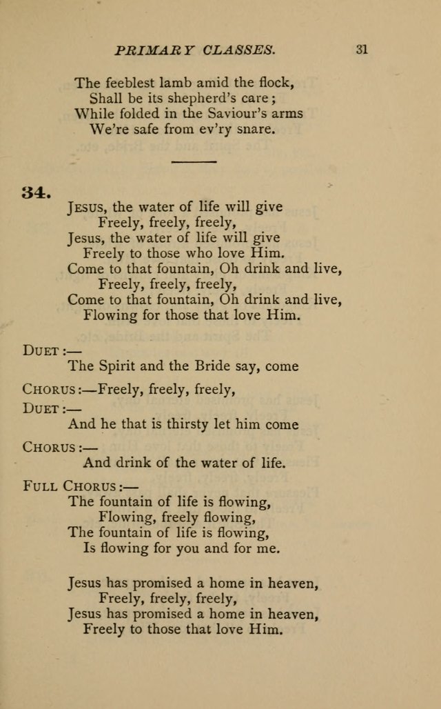 Hymnal for Primary Classes: a collection of hymns and tunes, recitations and exercises, being a manual for primary Sunday-schools (Words ed.) page 28