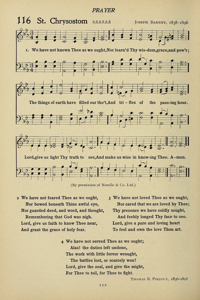 Hymns for Schools and Colleges page 112