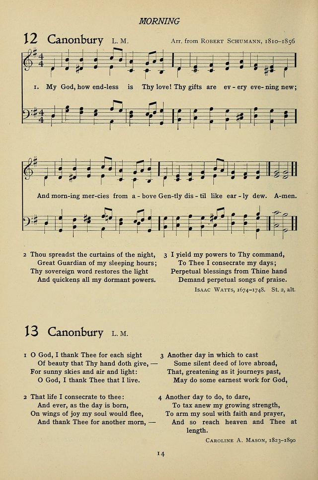 Hymns for Schools and Colleges page 14