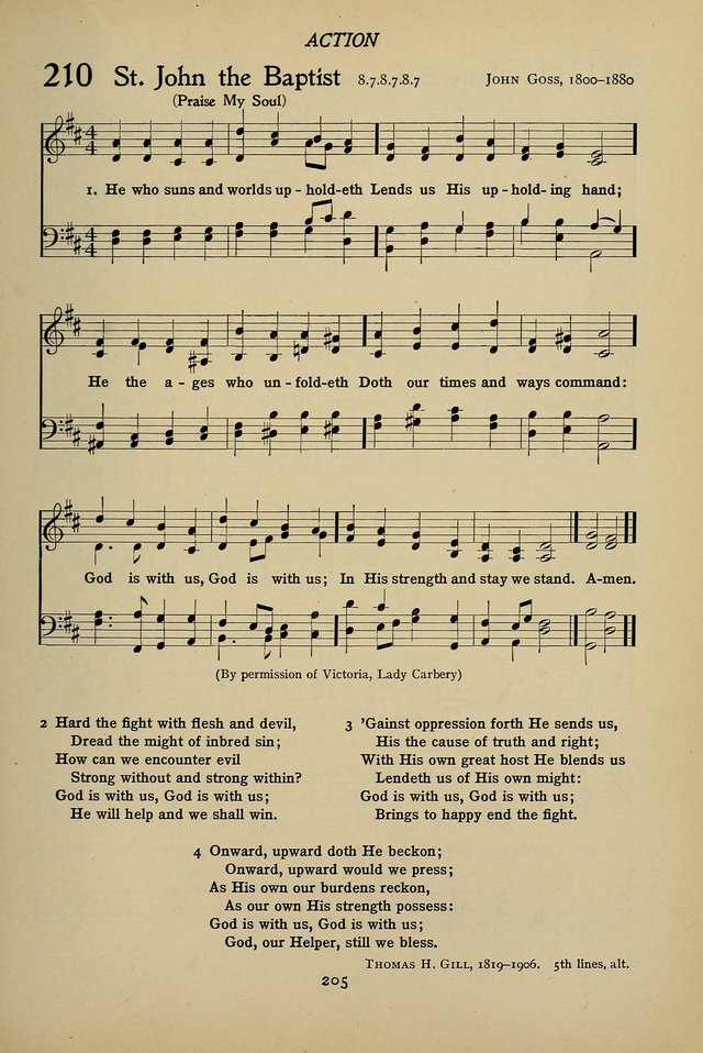Hymns for Schools and Colleges page 205
