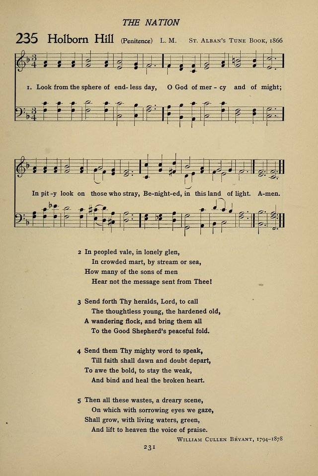 Hymns for Schools and Colleges page 231